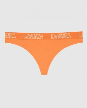 La Senza Thong Panty Underwear Women Apricot | 1z52UNOx