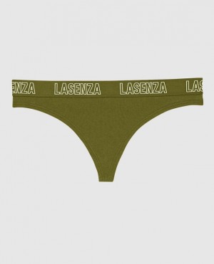 La Senza Thong Panty Underwear Women Avocado | N5MlAQCs