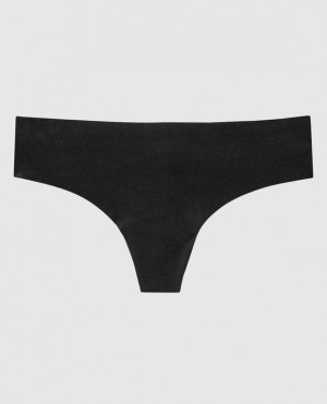 La Senza Thong Panty Underwear Women Black | hWHmgAjo