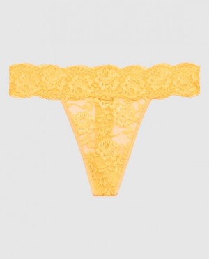 La Senza Thong Panty Underwear Women Cream | exZvUmvD