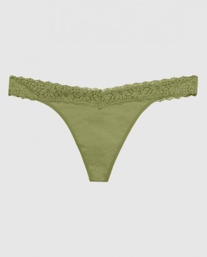 La Senza Thong Panty Underwear Women Fern | CYkjdSN1