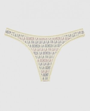 La Senza Thong Panty Underwear Women Festive LaSenza | 4zxP1BE2