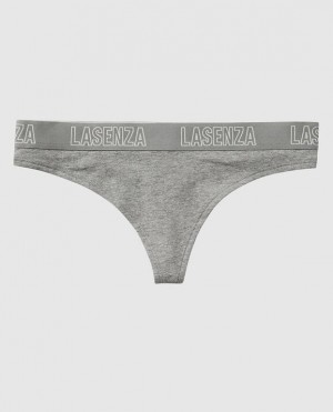 La Senza Thong Panty Underwear Women Grey | 69KG0Jw1