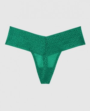 La Senza Thong Panty Underwear Women Green | ope8Cu6x