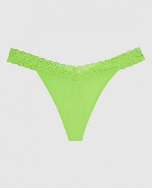 La Senza Thong Panty Underwear Women Light Green | Cdy05T4h