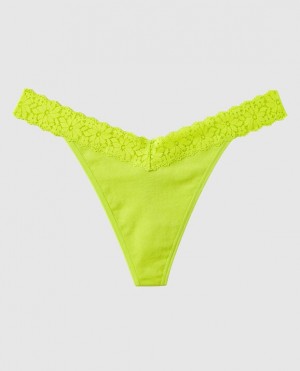 La Senza Thong Panty Underwear Women Limelight | Xx447cpq