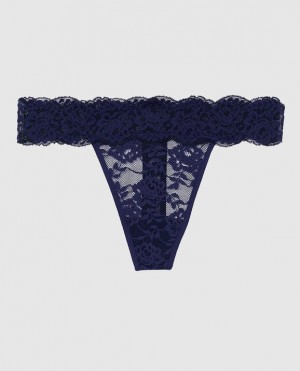 La Senza Thong Panty Underwear Women Ocean Cavern | un0auP31