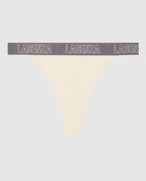 La Senza Thong Panty Underwear Women Pearl | vTpwiFDd