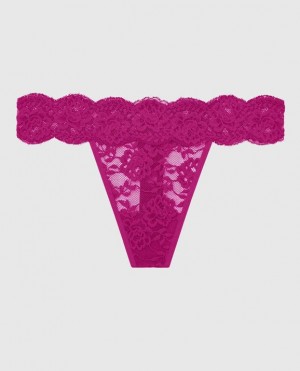 La Senza Thong Panty Underwear Women Pink | M200EGZz