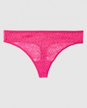 La Senza Thong Panty Underwear Women Pink | 0CbEz8KP