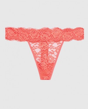 La Senza Thong Panty Underwear Women Red | Z8P6PfOh