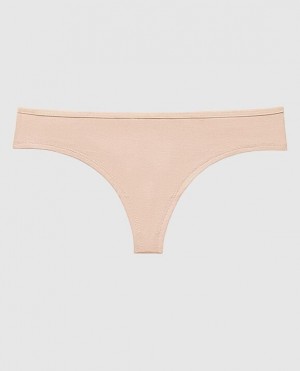 La Senza Thong Panty Underwear Women Rosetan | IRXyZBcI