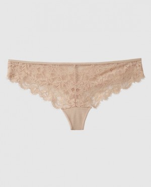 La Senza Thong Panty Underwear Women Rosetan | agYo0XBe