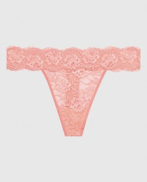 La Senza Thong Panty Underwear Women Strawberry Ice | sGXgP09r