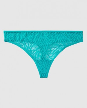 La Senza Thong Panty Underwear Women Turquoise | 7e9GljAh