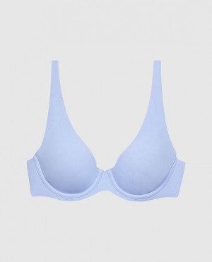 La Senza Unlined Microfiber Bras Women Blue | ekUJX0Qz