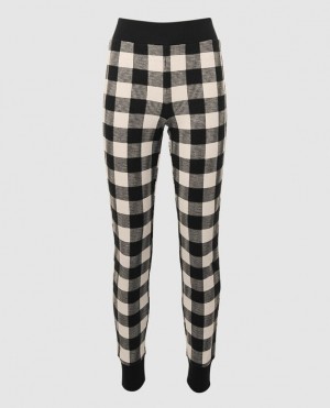 La Senza Waffle Pajama Sleepwear Women Festive Check | zEe84kvx