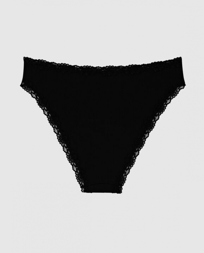 La Senza Bikini Panty Underwear Women Black | DFyHBUSR