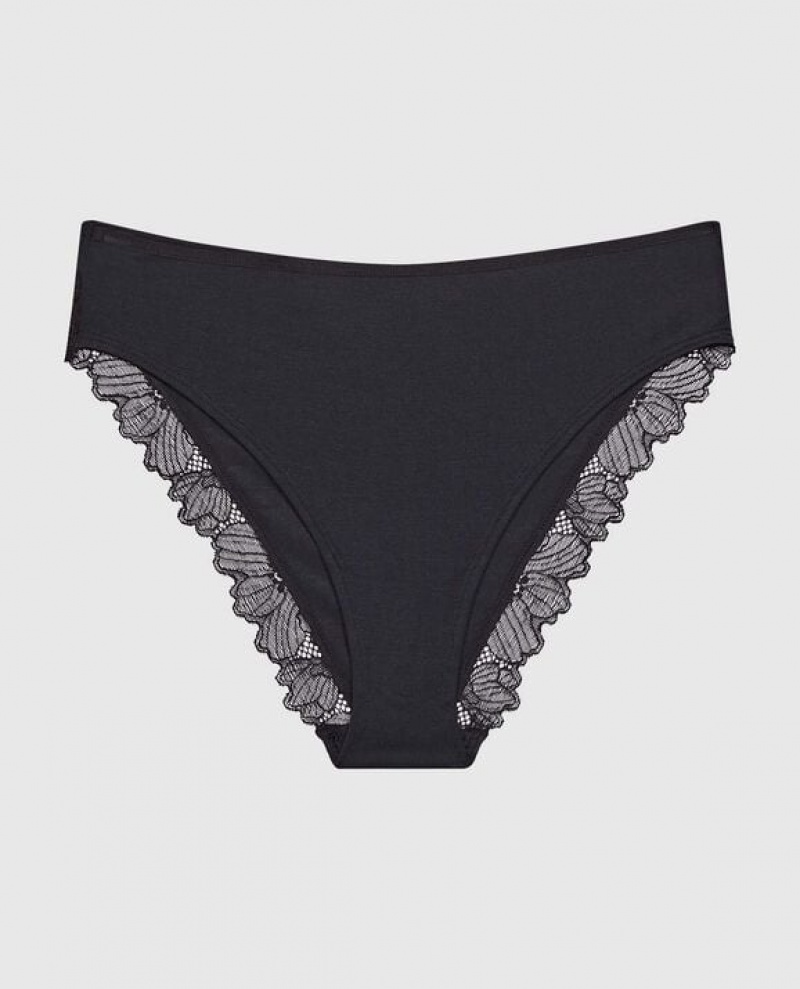 La Senza Bikini Panty Underwear Women Black | PdDTKg3f