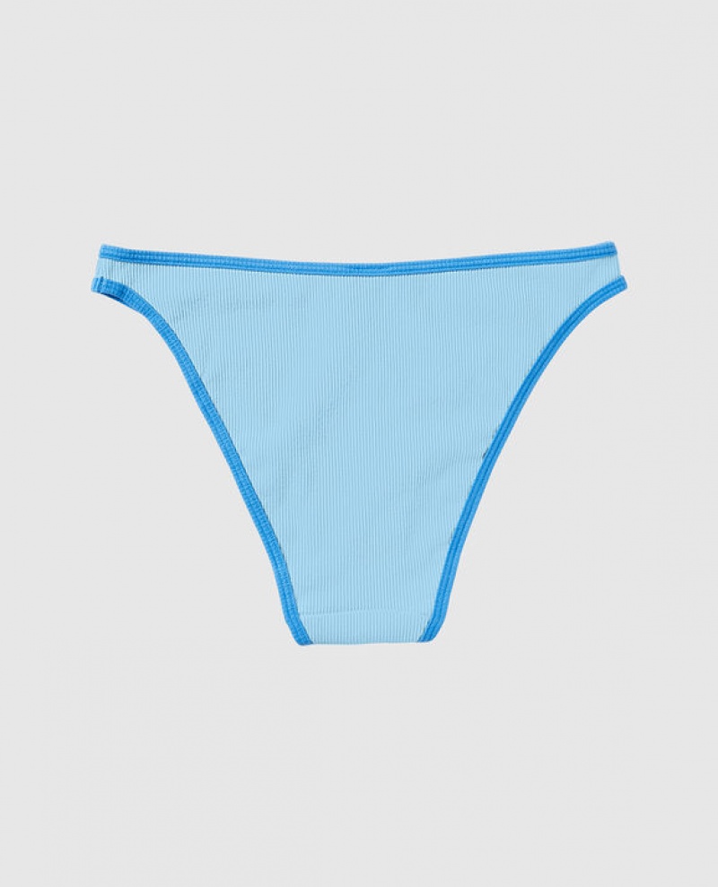 La Senza Bikini Panty Underwear Women Blue | SBt0Ayz5