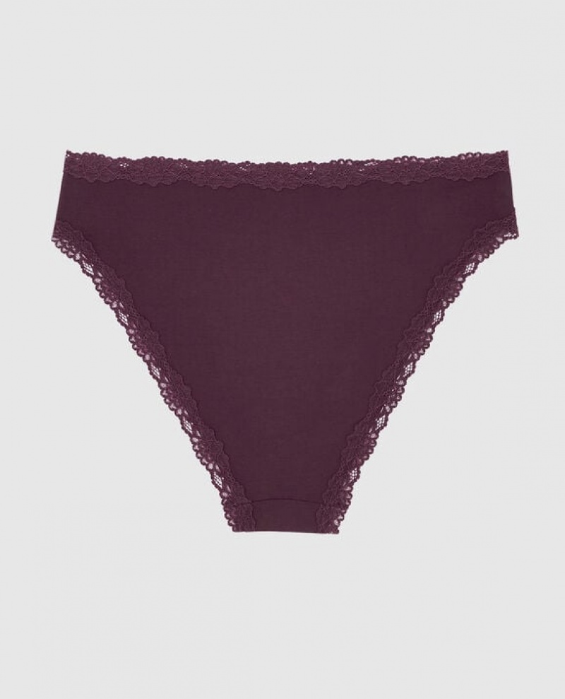 La Senza Bikini Panty Underwear Women Purple | wjhSN0Y5