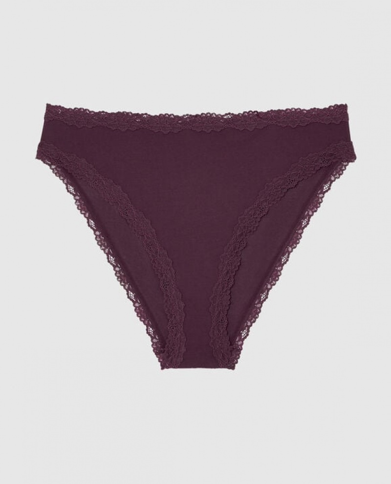 La Senza Bikini Panty Underwear Women Purple | wjhSN0Y5