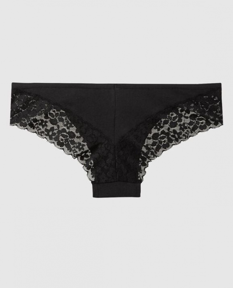 La Senza Cheeky Panty Underwear Women Black | XLvmxCs2