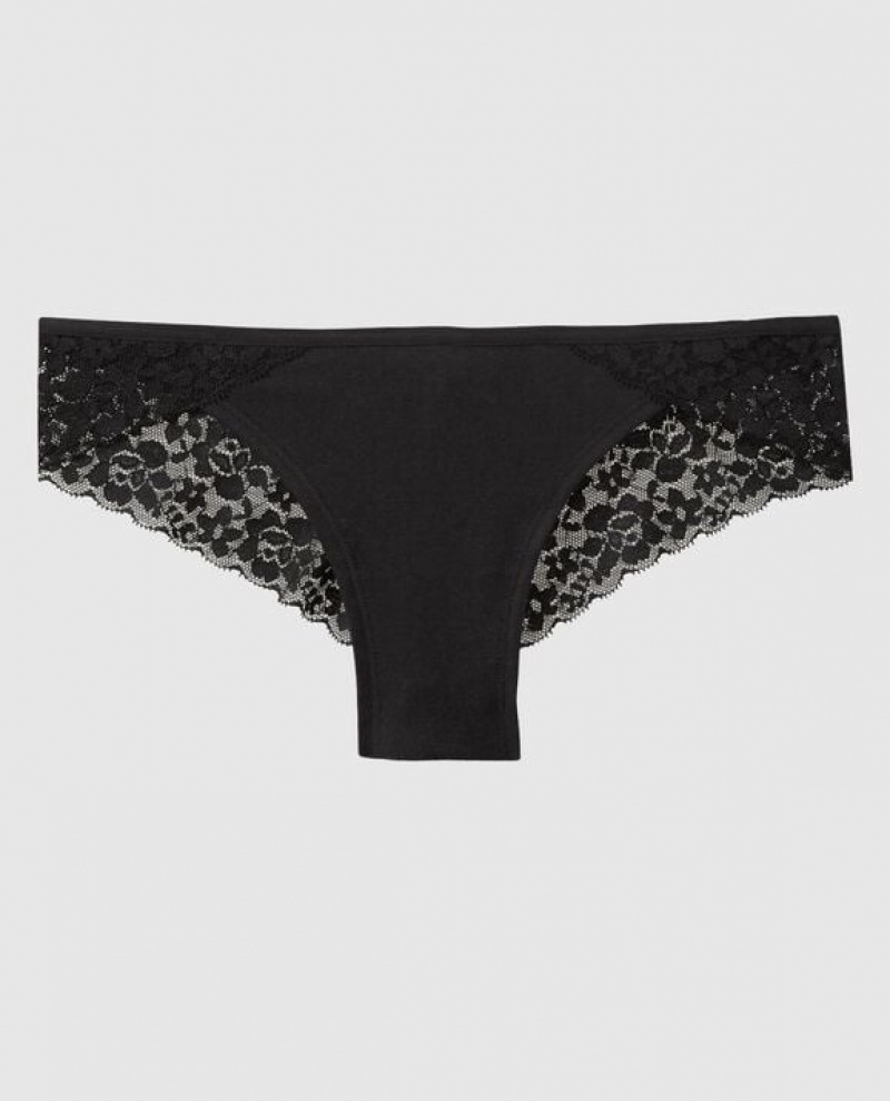 La Senza Cheeky Panty Underwear Women Black | XLvmxCs2