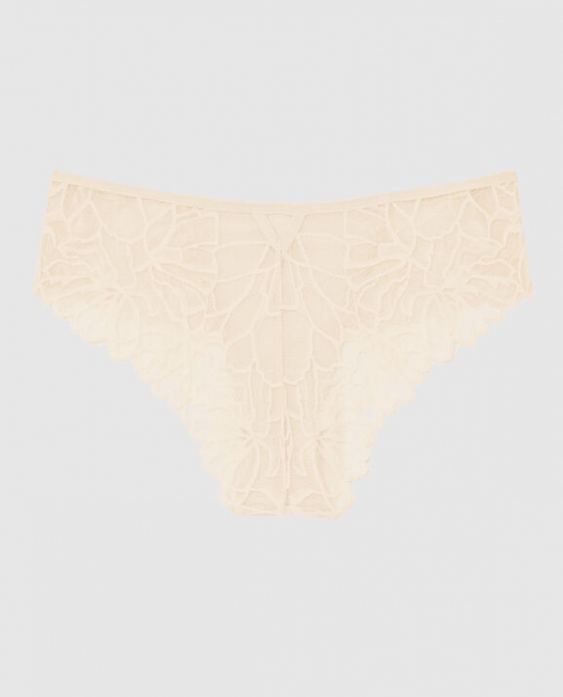 La Senza Cheeky Panty Underwear Women Pearl | mz2MqWox