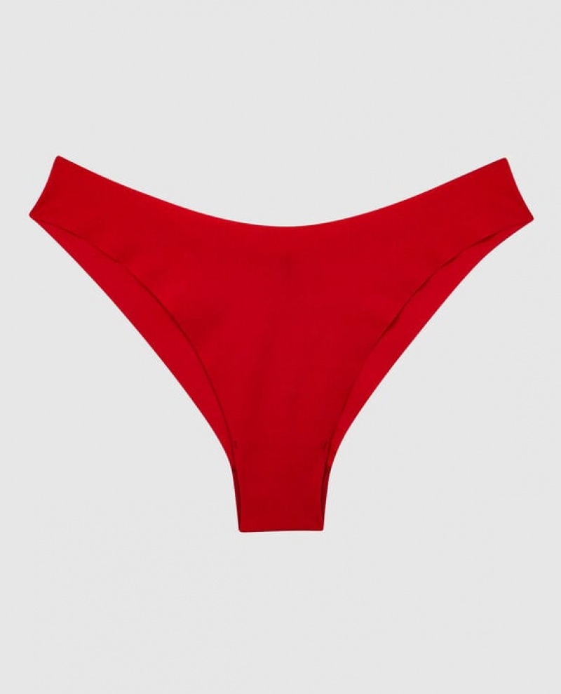 La Senza High Leg Cheeky Panty Underwear Women Red | zSlBAH1Y