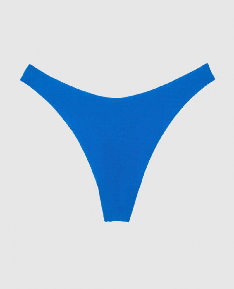 La Senza High Leg Thong Panty Underwear Women Deep Blue | kZ2Ok9fp