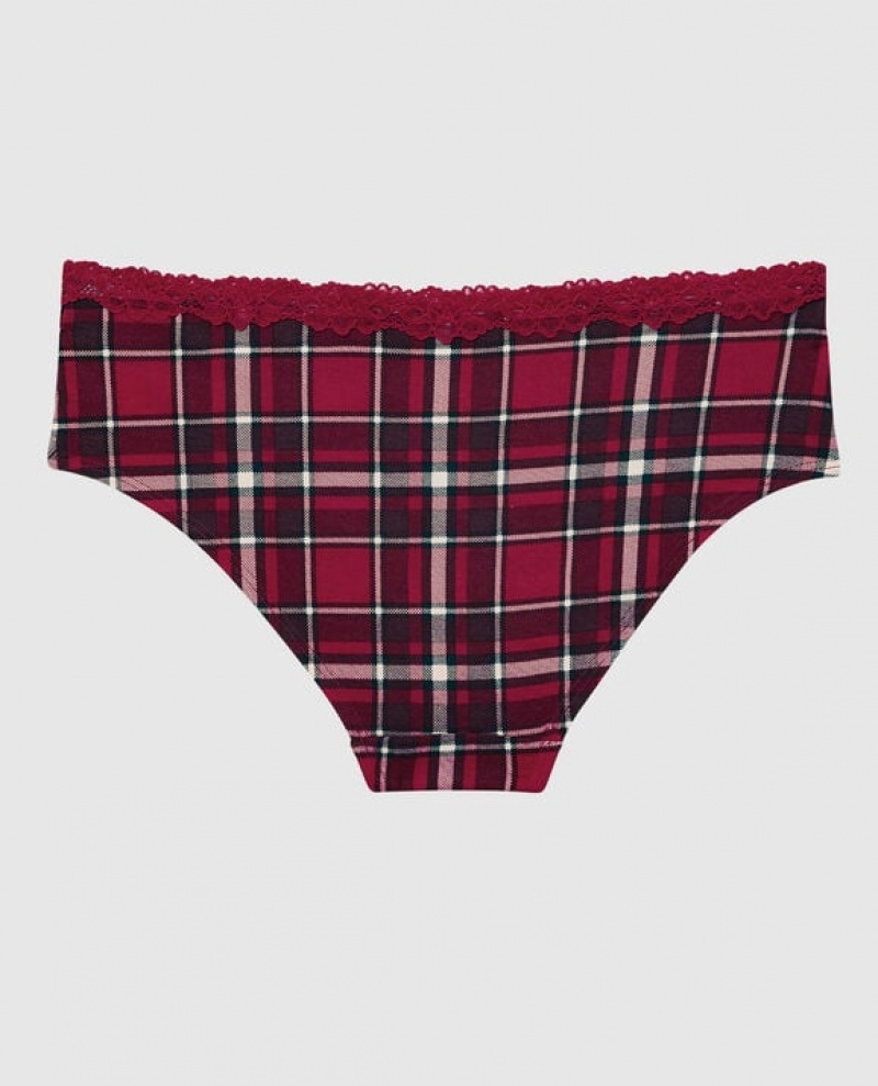 La Senza Hipster Panty Underwear Women Party Plaid | oOLbROPv