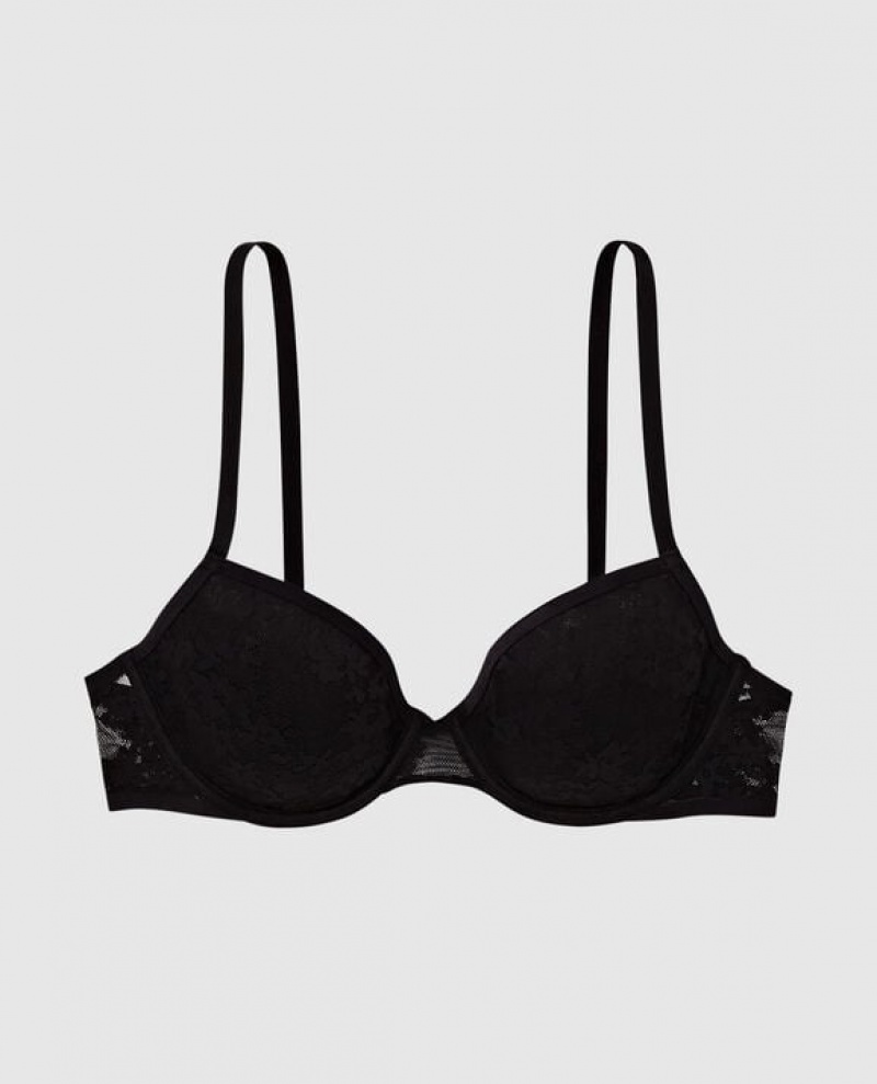 La Senza Lightly Lined Demi Bras Women Black | OPmoA6fH