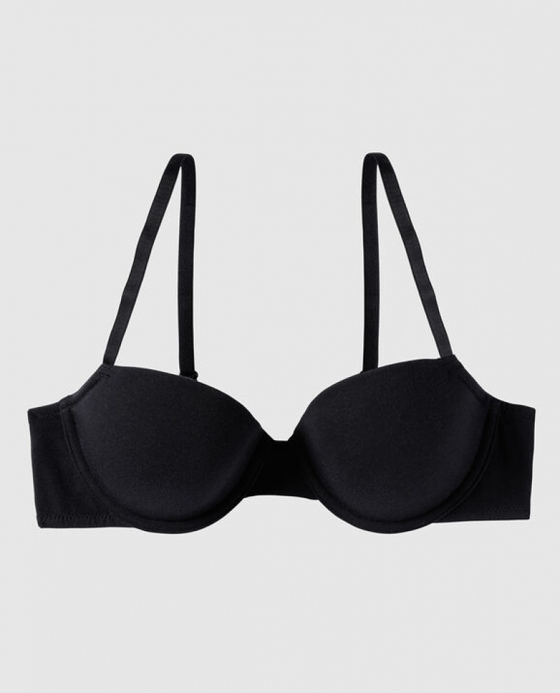 La Senza Lightly Lined Demi Bras Women Black | gIsq9zRh