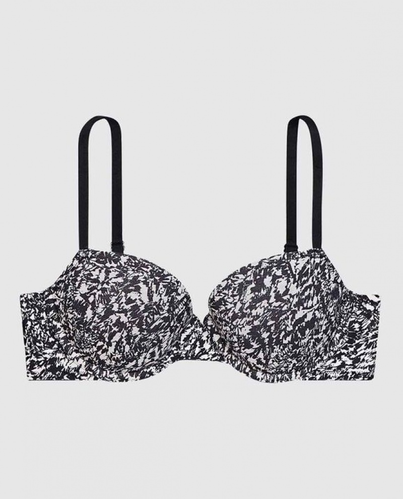 La Senza Lightly Lined Demi Bras Women Black | qvsDKg42