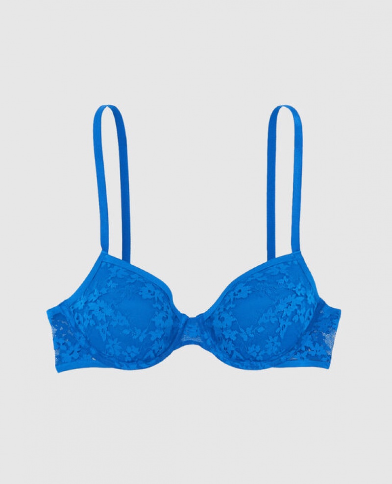 La Senza Lightly Lined Demi Bras Women Deep Blue | nWzJS0IC