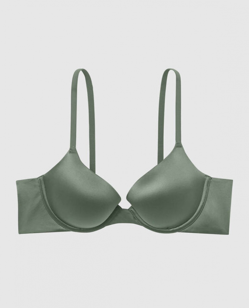 La Senza Lightly Lined Demi Bras Women Dark Forest | 9fE5OTMR