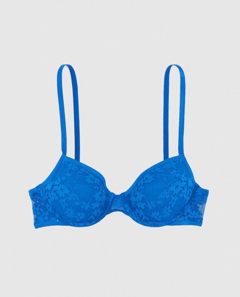 La Senza Lightly Lined Demi Bras Women Deep Blue | jp302Jnt