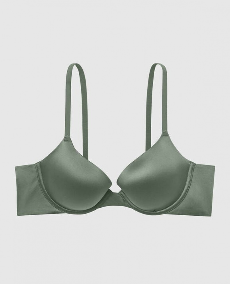 La Senza Lightly Lined Demi Bras Women Dark Forest | 2eoSi83A