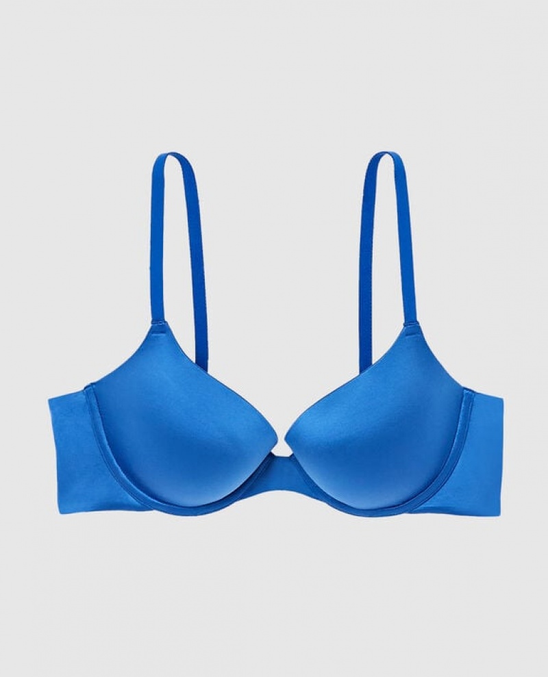 La Senza Lightly Lined Demi Bras Women Deep Blue | NlYlJH0L