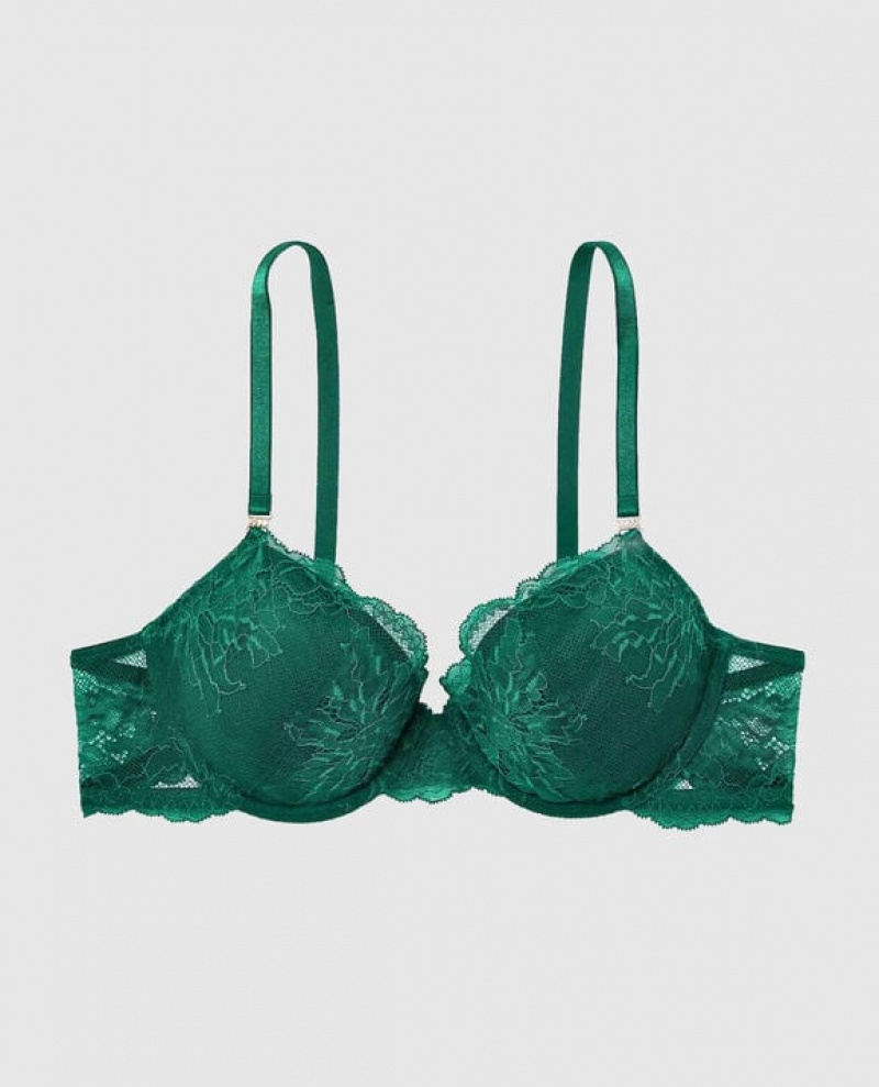 La Senza Lightly Lined Demi Bras Women Green | WqUQdvt7