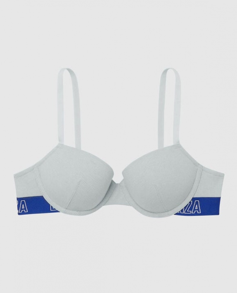 La Senza Lightly Lined Demi Bras Women Grey | 3pdGWGvh