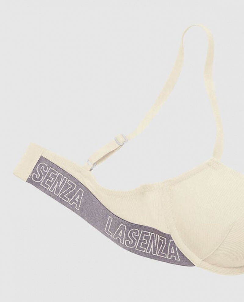 La Senza Lightly Lined Demi Bras Women Pearl | bf093e9g