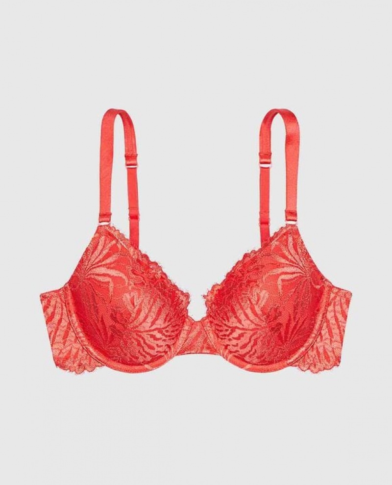 La Senza Lightly Lined Full Coverage Bras Women Red | VXgAfoj3