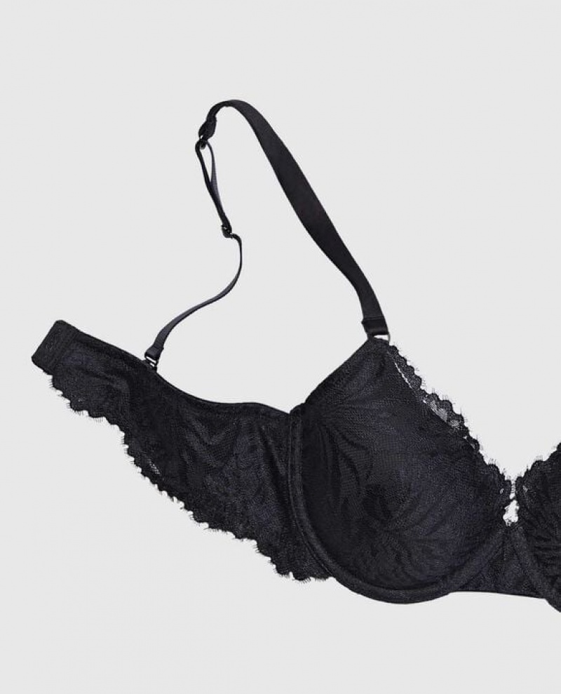 La Senza Lightly Lined Full Coverage Bras Women Black | kYL6rFxj