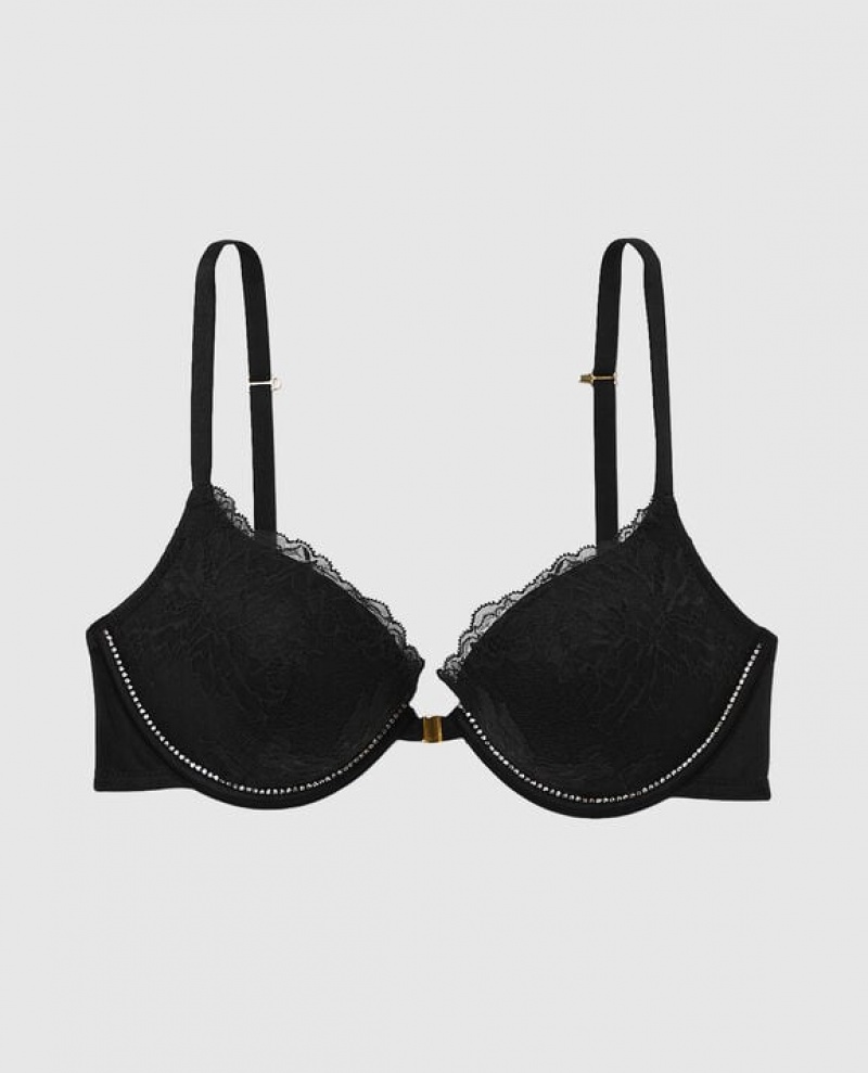 La Senza Push Up Bras Women Black | QfpHi6DK