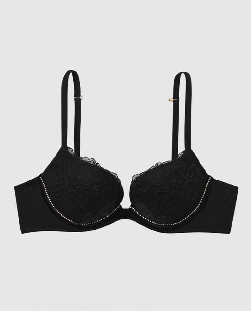 La Senza Push Up Bras Women Black | Vu6RzLVy