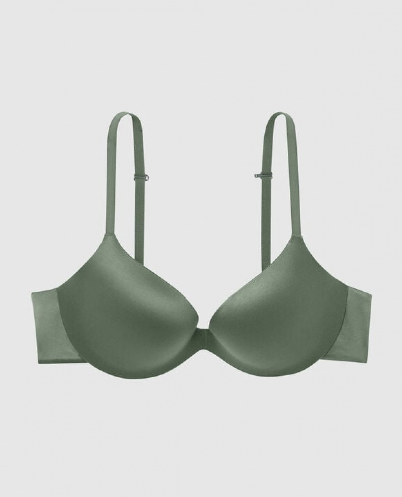 La Senza Push Up Bras Women Dark Forest | viGGbrn4