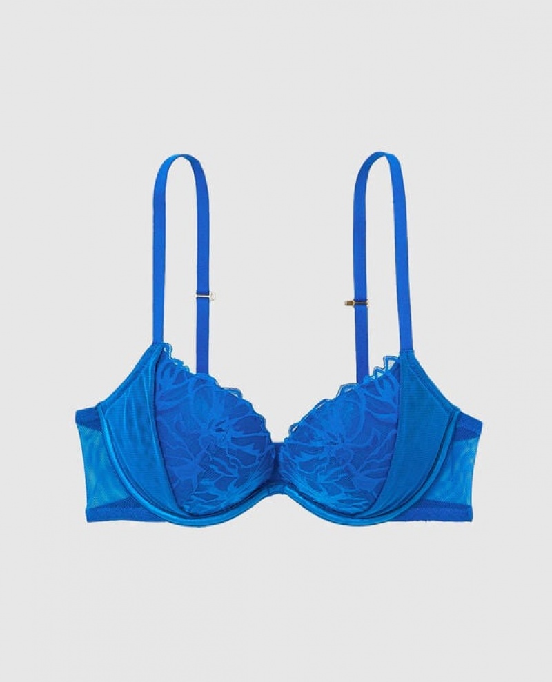 La Senza Push Up Bras Women Deep Blue | E4XbA60u