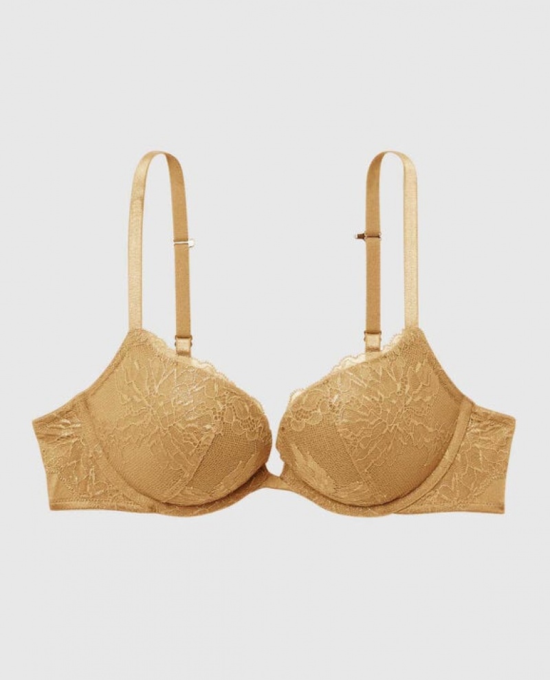 La Senza Push Up Bras Women Gold | pQa65qae